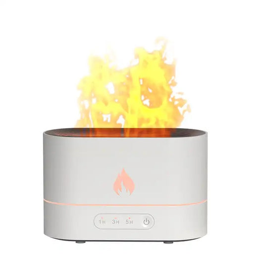 Fire Light Flame Air Humidifier LED Light Humidifier Essential Oil Humidifier Flame Aroma Diffuser Living Room Air Humidifier