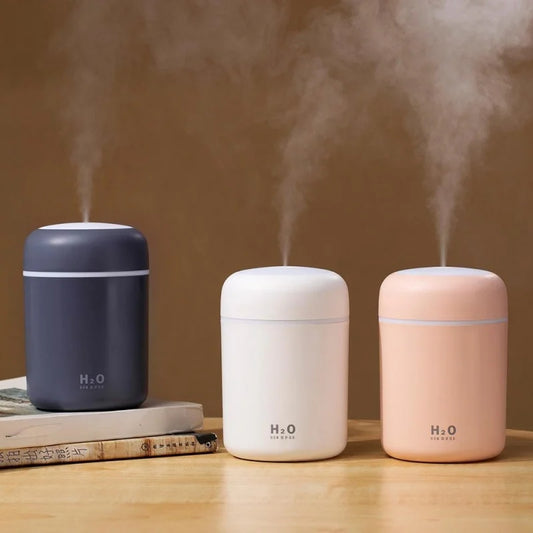 USB Moisturizing Spray Humidifier Aroma Diffuser Colors Night Light