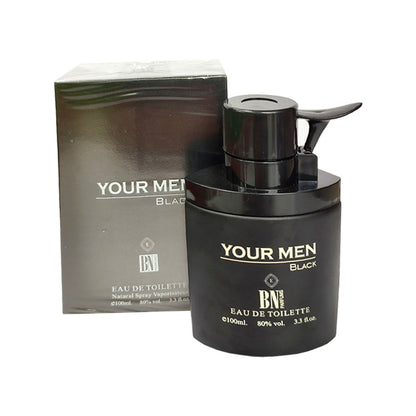 Natural Spray Your Men Black EAU DE Toilette Men perfume 100 ml