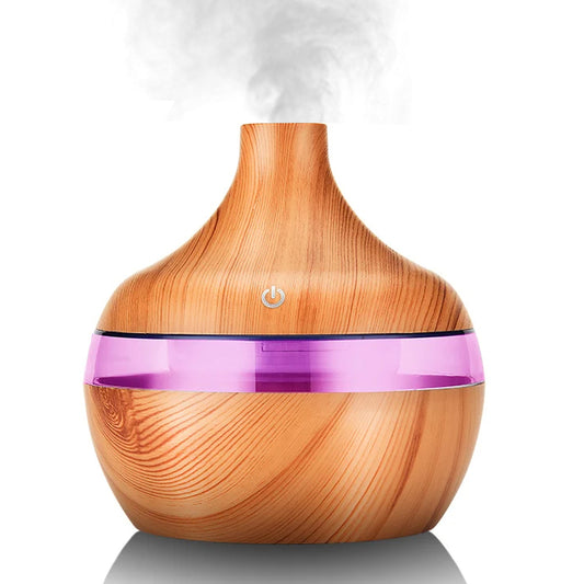 Revitalize your living space with a 300ML home humidifier, combining aromatherapy and air diffusion for a soothing atmosphere