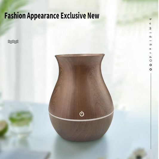 300ml Mini Vase Air Humidifier LED night light color changing USB Electric Aroma Humidifier Diffuser
