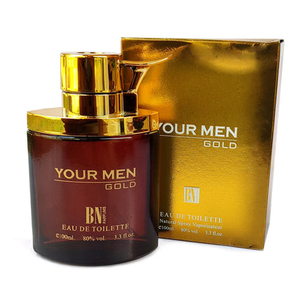 Natural Spray Your Men Gold EAU DE Toilette Men perfume 100 ml